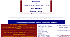 Desktop Screenshot of franklintownborough.com